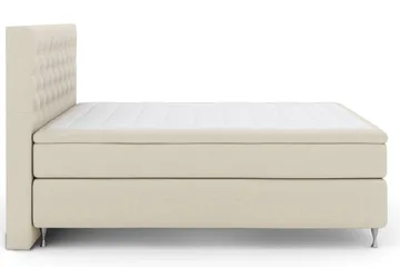 Select No 6 Kontinentalsäng 210x210 Medium Watergel - Beige/Silver - Products - Möbler - Säng - Kontinentalsäng