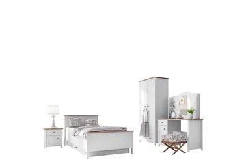 Storys Möbelset För Sovrum - Vit - Products - Möbler - Säng - Möbelset för sovrum