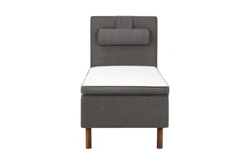 Sundborn Ramsäng 90x200 Medelfast Latex - Grå - Products - Möbler - Säng - Enkelsäng