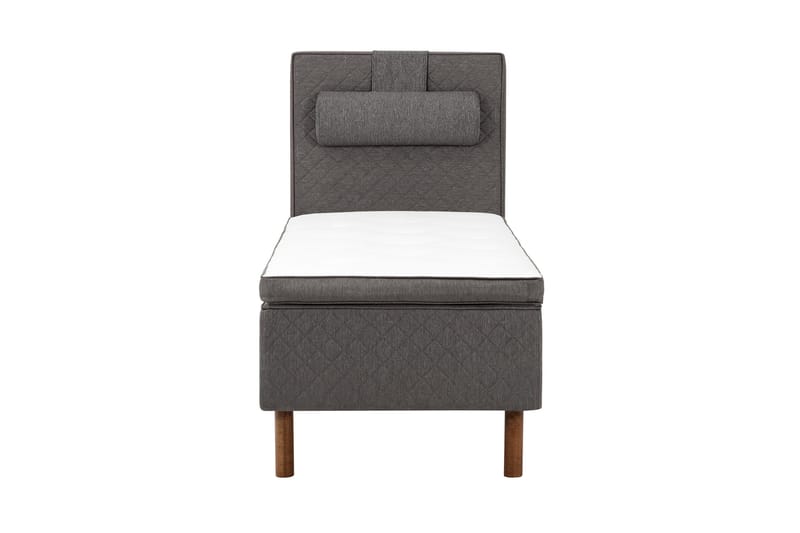 Sundborn Ramsäng 90x200 Medelfast Memory - Grå - Products - Möbler - Säng - Enkelsäng