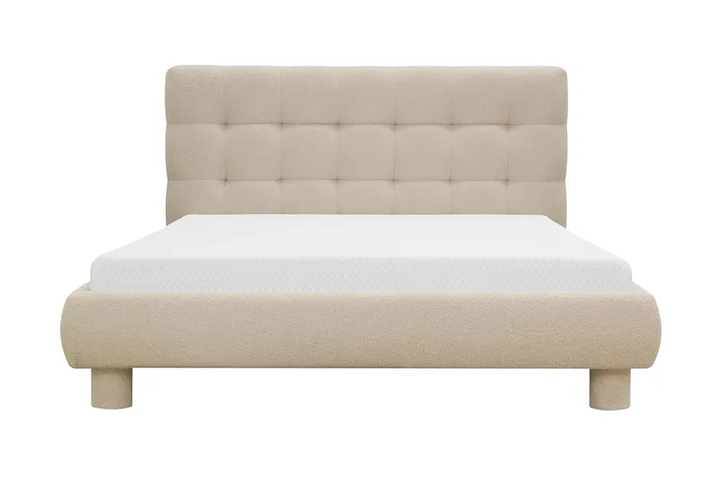 Teddy Komplett Sängpaket Sängram med Madrass 120x200 cm - Beige - Products - Möbler - Säng - Komplett sängpaket
