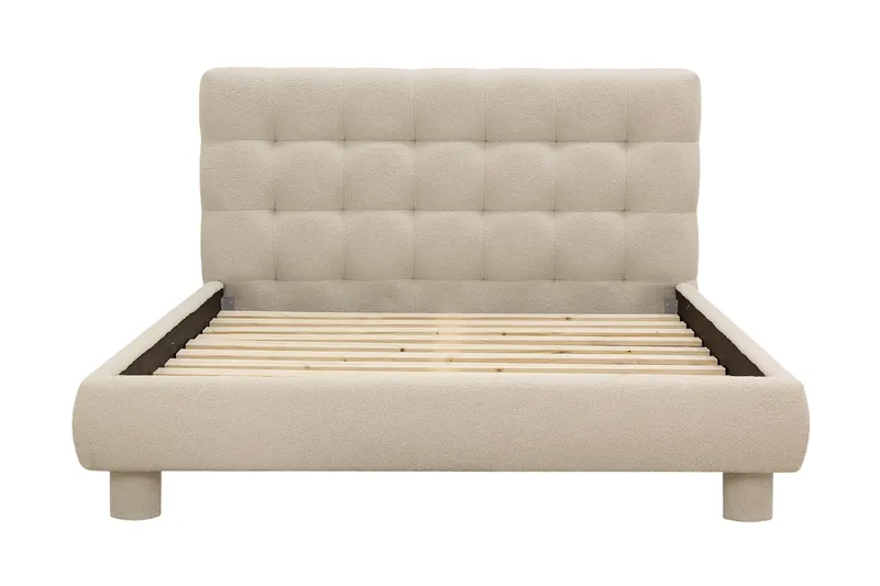 Teddy Komplett Sängpaket Sängram med Madrass 120x200 cm - Beige - Products - Möbler - Säng - Komplett sängpaket