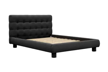Teddy Komplett Sängpaket Sängram med Madrass 120x200 cm - Svart - Products - Möbler - Säng - Komplett sängpaket