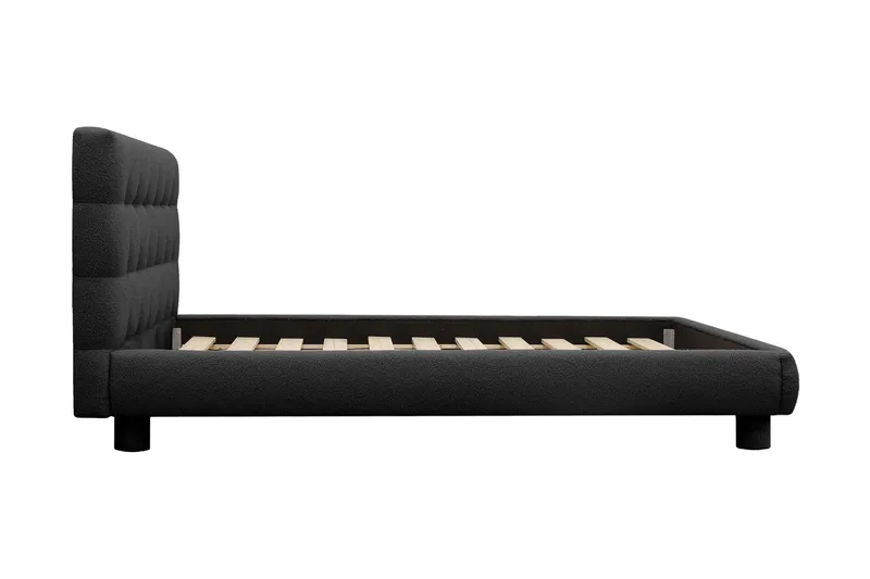 Teddy Komplett Sängpaket Sängram med Madrass 120x200 cm - Svart - Products - Möbler - Säng - Komplett sängpaket