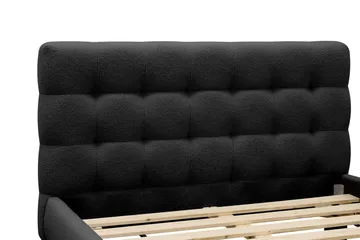 Teddy Komplett Sängpaket Sängram med Madrass 120x200 cm - Svart - Products - Möbler - Säng - Komplett sängpaket