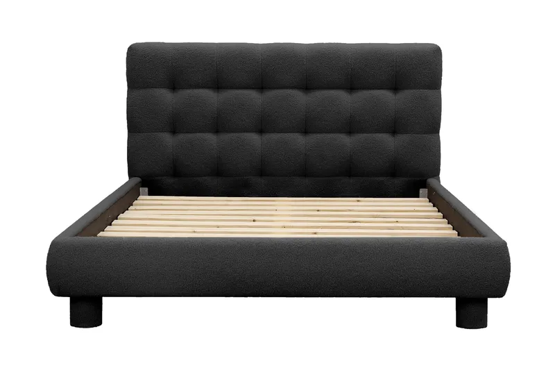 Teddy Komplett Sängpaket Sängram med Madrass 120x200 cm - Svart - Products - Möbler - Säng - Komplett sängpaket