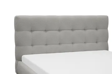 Teddy Komplett Sängpaket Sängram med Madrass 140x200 cm - Grå - Products - Möbler - Säng - Komplett sängpaket