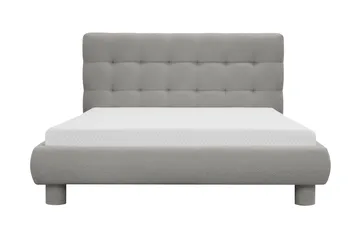 Teddy Komplett Sängpaket Sängram med Madrass 140x200 cm - Grå - Products - Möbler - Säng - Komplett sängpaket