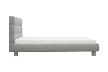 Teddy Komplett Sängpaket Sängram med Madrass 140x200 cm - Grå - Products - Möbler - Säng - Komplett sängpaket