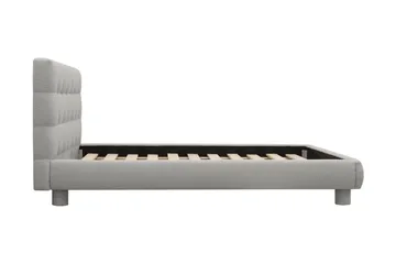Teddy Komplett Sängpaket Sängram med Madrass 140x200 cm - Grå - Products - Möbler - Säng - Komplett sängpaket