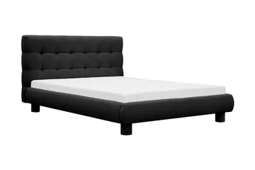Teddy Komplett Sängpaket Sängram med Madrass 140x200 cm - Svart - Products - Möbler - Säng - Komplett sängpaket