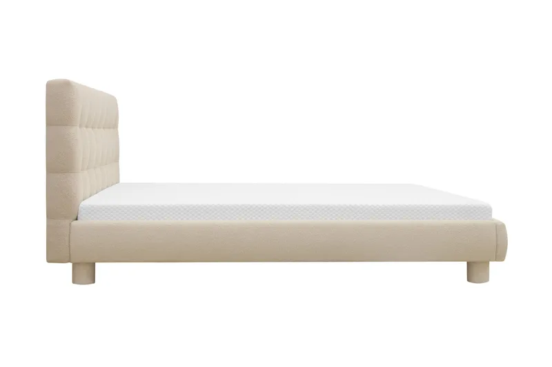 Teddy Komplett Sängpaket Sängram med Madrass 160x200 cm - Beige - Products - Möbler - Säng - Komplett sängpaket