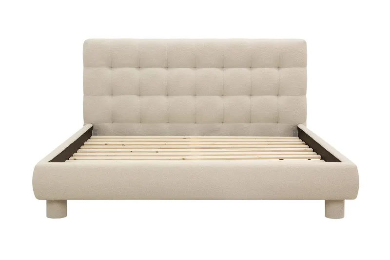 Teddy Komplett Sängpaket Sängram med Madrass 160x200 cm - Beige - Products - Möbler - Säng - Komplett sängpaket