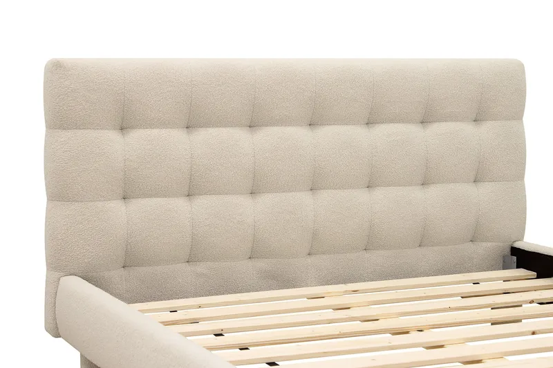 Teddy Komplett Sängpaket Sängram med Madrass 160x200 cm - Beige - Products - Möbler - Säng - Komplett sängpaket