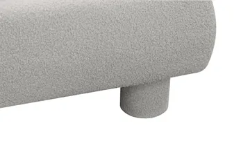 Teddy Komplett Sängpaket Sängram med Madrass 160x200 cm - Grå - Products - Möbler - Säng - Komplett sängpaket