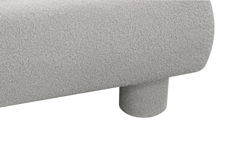 Teddy Komplett Sängpaket Sängram med Madrass 160x200 cm - Grå - Products - Möbler - Säng - Komplett sängpaket