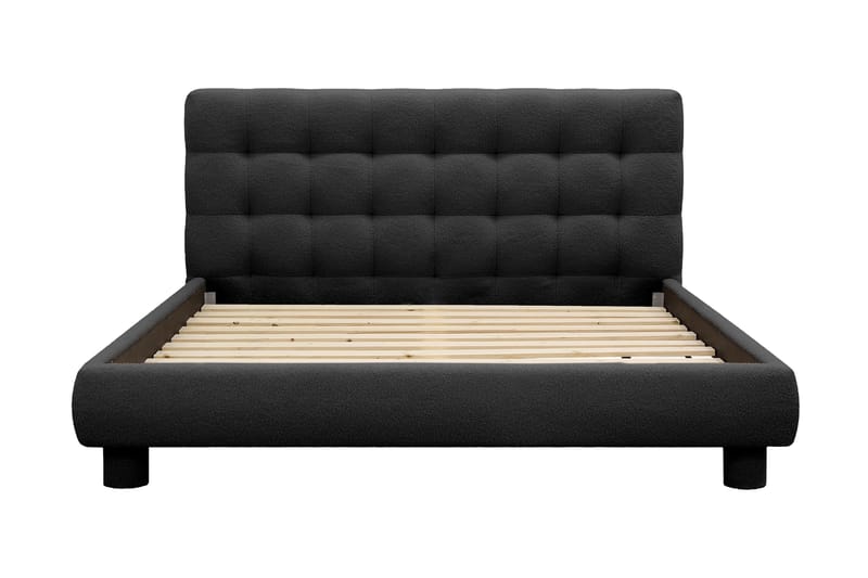 Teddy Komplett Sängpaket Sängram med Madrass 160x200 cm - Svart - Products - Möbler - Säng - Komplett sängpaket