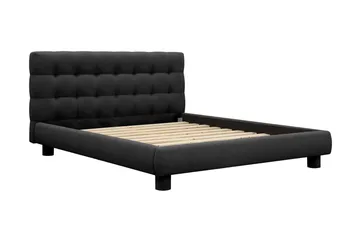 Teddy Komplett Sängpaket Sängram med Madrass 160x200 cm - Svart - Products - Möbler - Säng - Komplett sängpaket