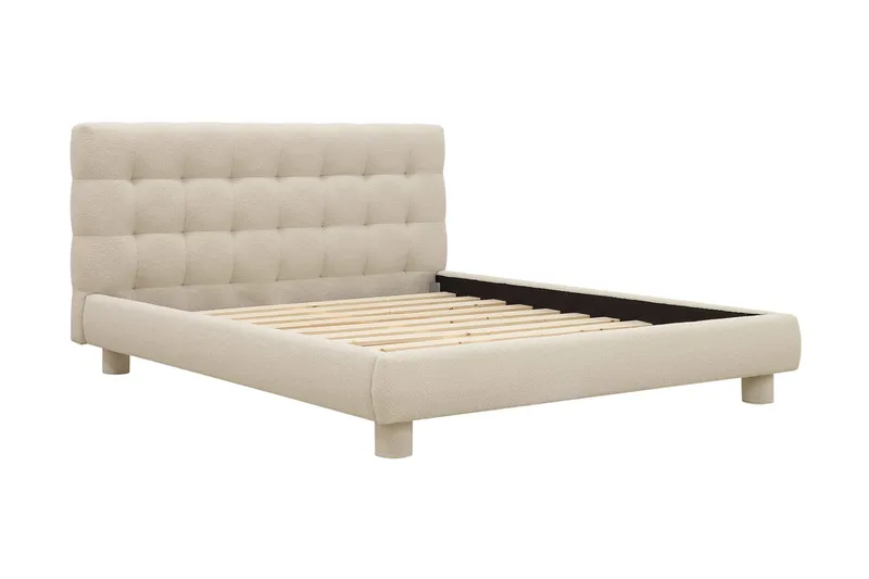 Teddy Komplett Sängpaket Sängram med Madrass 180x200 cm - Beige - Products - Möbler - Säng - Komplett sängpaket