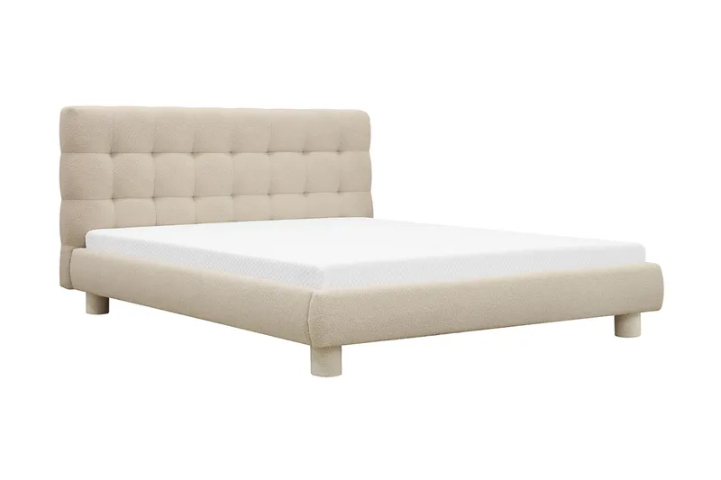 Teddy Komplett Sängpaket Sängram med Madrass 180x200 cm - Beige - Products - Möbler - Säng - Komplett sängpaket