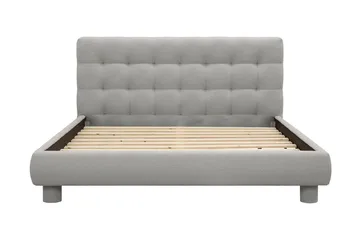Teddy Komplett Sängpaket Sängram med Madrass 180x200 cm - Grå - Products - Möbler - Säng - Komplett sängpaket