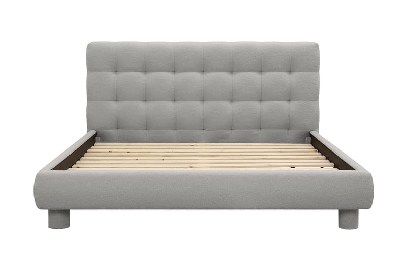 Teddy Komplett Sängpaket Sängram med Madrass 180x200 cm - Grå - Products - Möbler - Säng - Komplett sängpaket