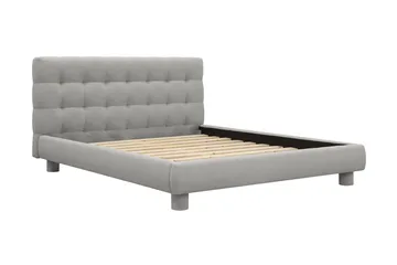 Teddy Komplett Sängpaket Sängram med Madrass 180x200 cm - Grå - Products - Möbler - Säng - Komplett sängpaket