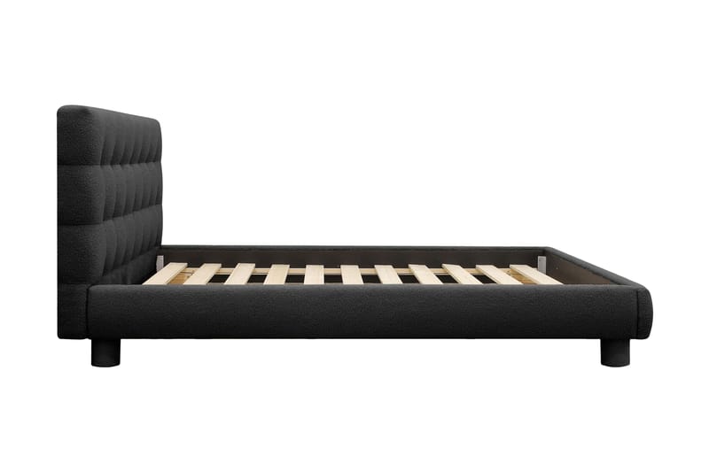 Teddy Komplett Sängpaket Sängram med Madrass 180x200 cm - Svart - Products - Möbler - Säng - Komplett sängpaket