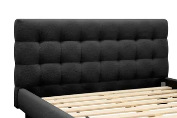 Teddy Komplett Sängpaket Sängram med Madrass 180x200 cm - Svart - Products - Möbler - Säng - Komplett sängpaket