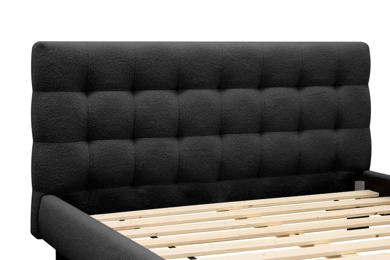 Teddy Komplett Sängpaket Sängram med Madrass 180x200 cm - Svart - Products - Möbler - Säng - Komplett sängpaket