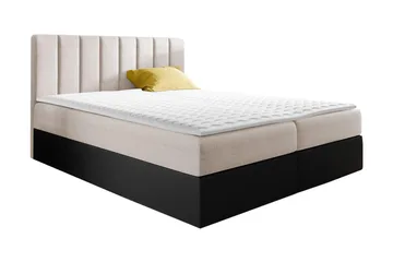 Vasil Kontinentalsäng 200x200 - Beige - Products - Möbler - Säng - Säng med förvaring