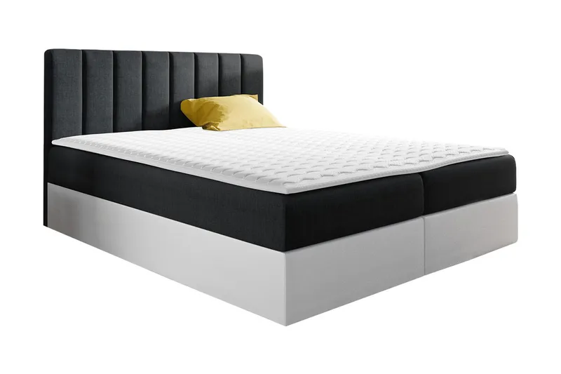 Vasil Kontinentalsäng 200x200 - Svart - Products - Möbler - Säng - Säng med förvaring