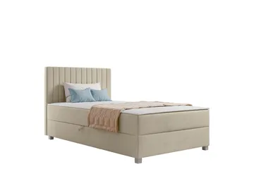Veyran Sängpaket Kontinentalsäng med Förvaring 120x200 cm - Beige - Products - Möbler - Säng - Komplett sängpaket