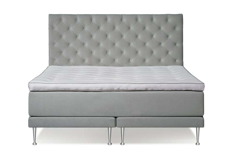 Victoria Komplett Sängpaket 180x200 - Ljusgrå - Products - Möbler - Säng - Kontinentalsäng