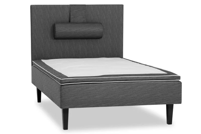 Viken Bas Ramsäng 120x200 - Ancona Grå - Products - Möbler - Säng - Enkelsäng