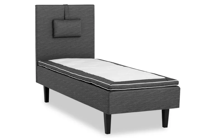 Viken Bas Ramsäng 80x200 Ancona - Ancona Grå - Products - Möbler - Säng - Enkelsäng