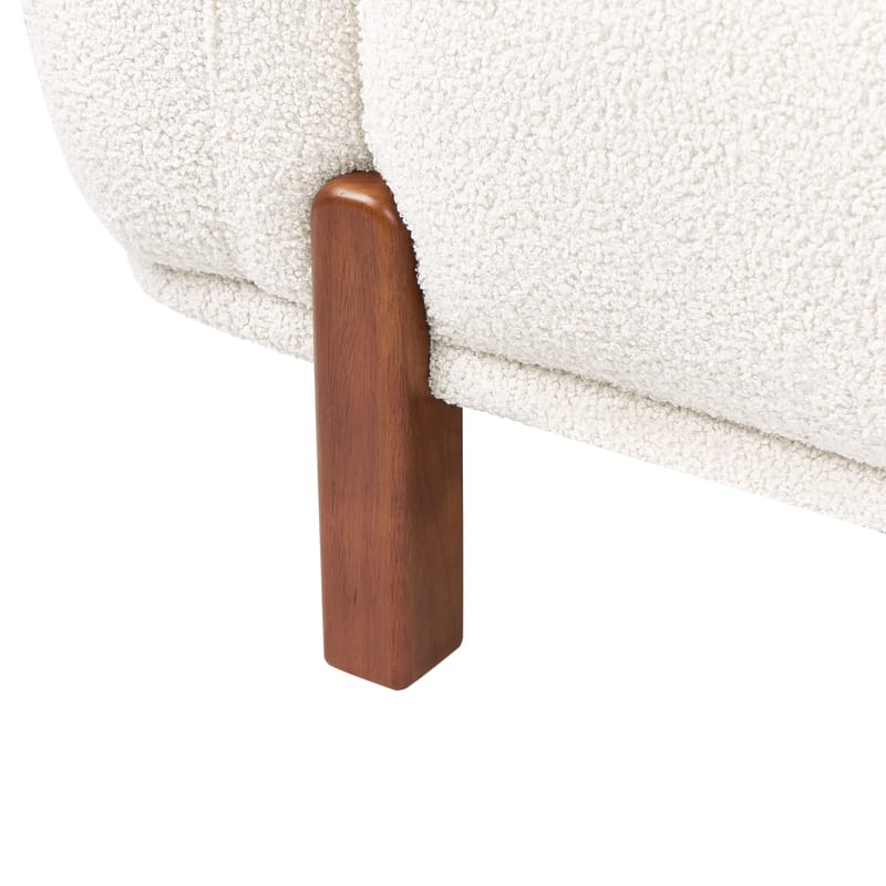 2-sits soffa Odnes i Bouclé - Vit - Products - Möbler - Soffa - 2 sits soffa