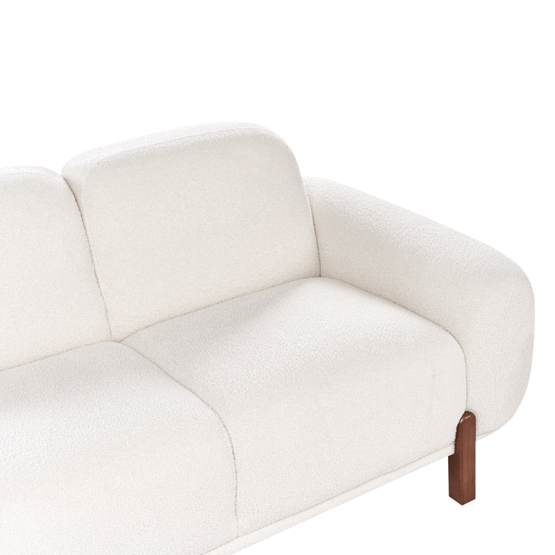 2-sits soffa Odnes i Bouclé - Vit - Products - Möbler - Soffa - 2 sits soffa