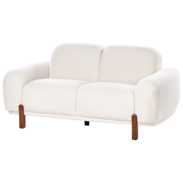 2-sits soffa Odnes i Bouclé - Vit - Products - Möbler - Soffa - 2 sits soffa