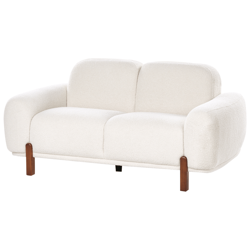 2-sits soffa Odnes i Bouclé - Vit - Products - Möbler - Soffa - 2 sits soffa