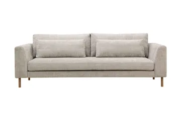 Florenz 3-sits Soffa i Chenille - Grå/Beige - Products - Möbler - Soffa - 3 sits soffa