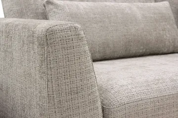 Florenz 3-sits Soffa i Chenille - Grå/Beige - Products - Möbler - Soffa - 3 sits soffa