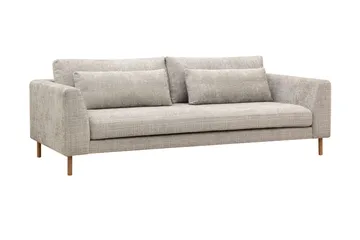 Florenz 3-sits Soffa i Chenille - Grå/Beige - Products - Möbler - Soffa - 3 sits soffa