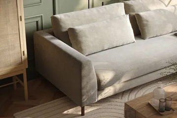 Florenz 3-sits Soffa i Chenille - Grå/Beige - Products - Möbler - Soffa - 3 sits soffa