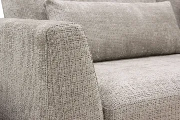 Florenz 3-sits Soffa i Chenille - Grå/Beige - Products - Möbler - Soffa - 3 sits soffa