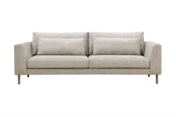 Florenz 3-sits Soffa i Chenille - Grå/Beige - Products - Möbler - Soffa - 3 sits soffa
