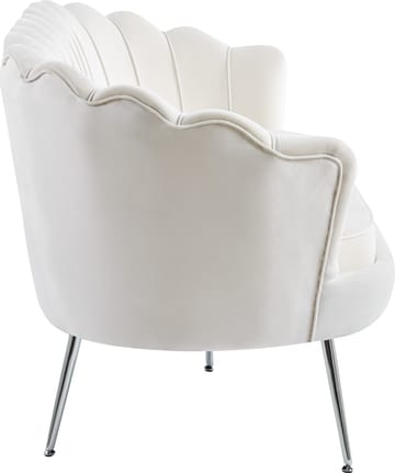 3-sits Soffa Kingsley i Sammet 180 cm - Offwhite - Products - Möbler - Soffa - 3 sits soffa