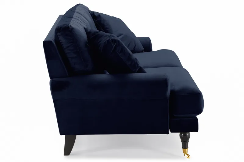 Andrew 2-sits Sammetssoffa - Blå - Products - Möbler - Soffa - 2 sits soffa