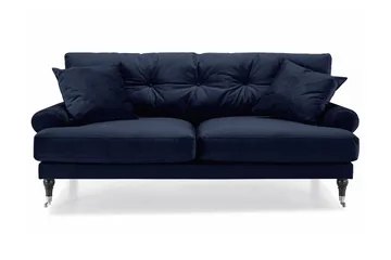 Andrew 2-sits Sammetssoffa - Blå - Products - Möbler - Soffa - 2 sits soffa