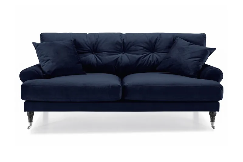 Andrew 2-sits Sammetssoffa - Blå - Products - Möbler - Soffa - 2 sits soffa
